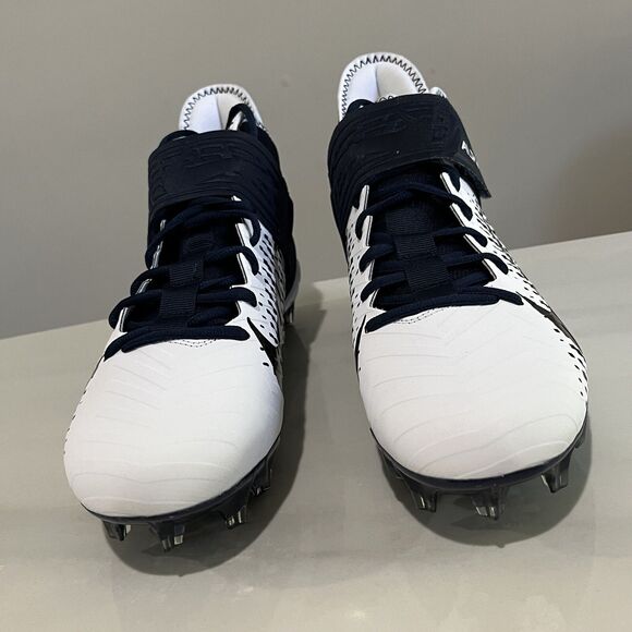 Nike Alpha Menace Pro 2 Football White Black College Navy BV3945-102 Men Sz 12 main image 5